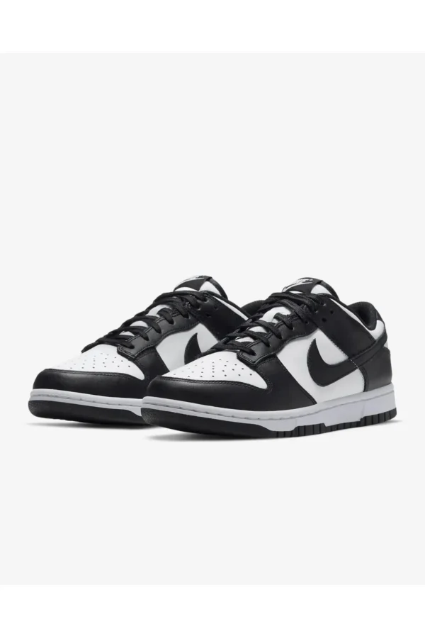 کفش کتانی Dunk Low White Black Unisex Dd1503-101 - 24