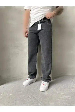 شلوار گشاد Black Snow Wash - 1171