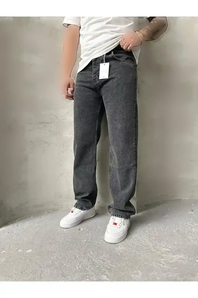 شلوار گشاد Black Snow Wash - 1171