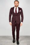 کت و شلوار باریک مردانه طرح آلویی 1810728 - 1644