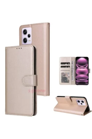 Xiaomi Redmi Note 12 Pro 5G Case Wallet Card ویزیت کاور کیف مگنت گیره پایه چرم - 2216