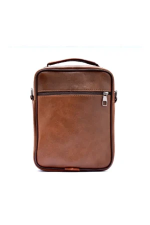 کیف دستی و سرشانه مردانه چرم اصل Wiexer Antique Tan - 2059