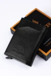 کیف پول جا کارتی ضد سرقت مکانیزم اتوماتیک مردانه چرمی محافظ Rfid با محفظه پول - 2217