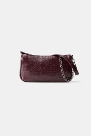 کیف مینی چرم مصنوعی کلارت قرمز - 1752