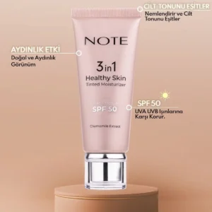 کرم مرطوب کننده رنگی 3 در 1 پوست سالم با SPF 50 کرم روشن کننده رنگ - 1789