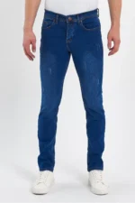 جین ناخن سنگی مردانه کلاسیک - 2350