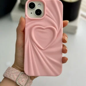 قاب سیلیکونی ضد ضربه با الگوی نقش برجسته ساتن مات سه بعدی سازگار با Apple iPhone 13 - 14 - 15 - 2032