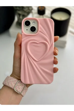 قاب سیلیکونی ضد ضربه با الگوی نقش برجسته ساتن مات سه بعدی سازگار با Apple iPhone 13 - 14 - 15 - 2032