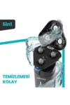 ست مراقبت مردانه Wet Dry 5 in 1 با پایه شارژ صفر و سر چرخان Gm8141 - 2311