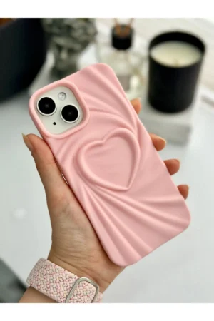 قاب سیلیکونی ضد ضربه با الگوی نقش برجسته ساتن مات سه بعدی سازگار با Apple iPhone 13 - 14 - 15 - 2032
