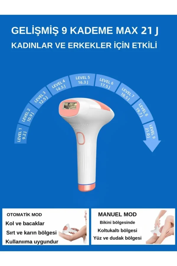 دستگاه لیزر اپیلاسیون Xmia IPL 999.999 پالس 9 سطح فوق العاده قدرتمند - 2307