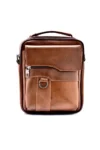 کیف دستی و سرشانه مردانه چرم اصل Wiexer Antique Tan - 2059