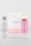 عطر زنانه Cherié Edp 50ml | گل و تازه | توت فرنگی، آناناس، گل صد تومانی، زنبق دره، یاس، کهربا - 1879
