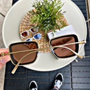 عینک آفتابی رویال Eyewear Ex657 مشکی قهوه ای - 2175