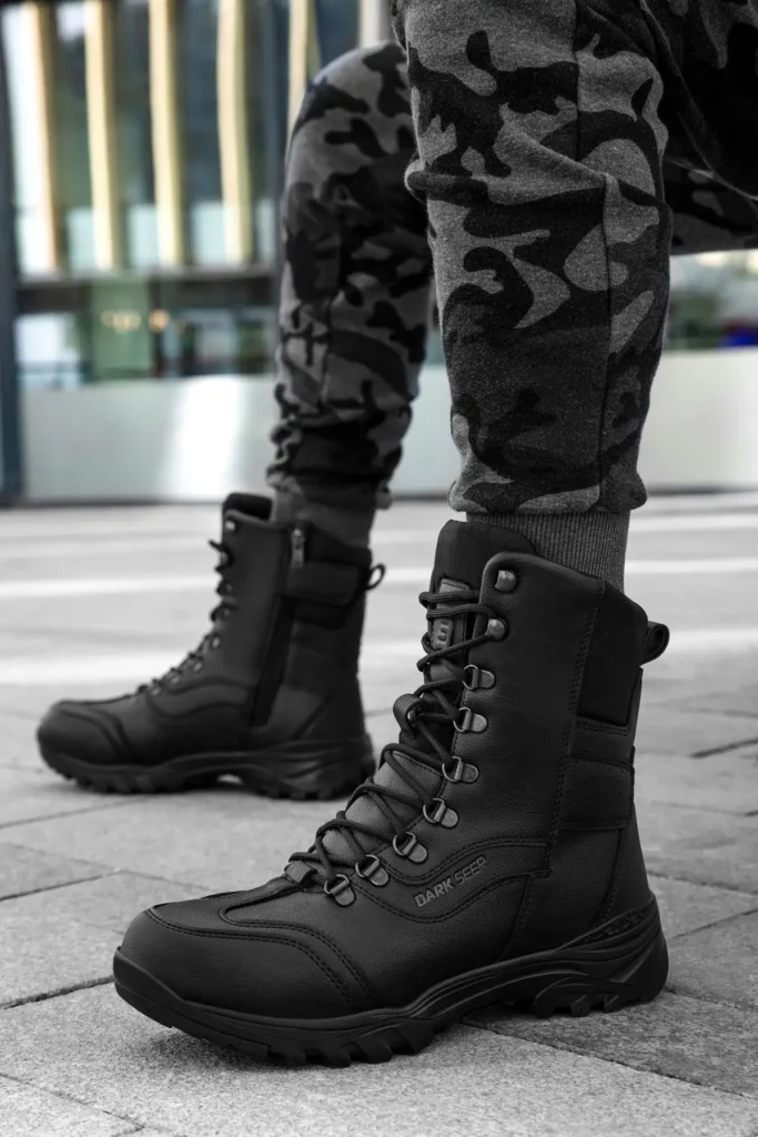چکمه های پیاده روی مردانه مشکی Ds4.legolas - 2112