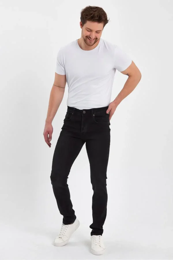 جین زیپی مردانه SLIM FIT - 2353