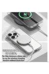کیس سازگار با آیفون 13 شارژ بی سیم Magsafe Wireless Corner Protected Shock Absorbing - 2031