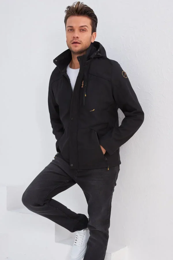 مانتو مردانه Shearling Softshell ضد آب و باد - 2254