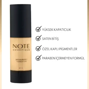Detox & Protect Foundation Spf 15 Intense Coverage Foundation Finish Satin - 03 Beige Medium - 2244