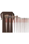 Fix 13 Piece Brush Set Brown - 1884