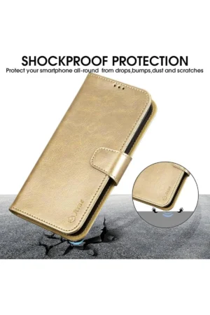 کیف پول کیف ویزیت iPhone 15 Pro Case Holder Wallet Cover Magnet clasp Stand 360 Protection Leather Texture - 2212