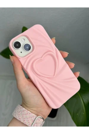 قاب سیلیکونی ضد ضربه با الگوی نقش برجسته ساتن مات سه بعدی سازگار با Apple iPhone 13 - 14 - 15 - 2032