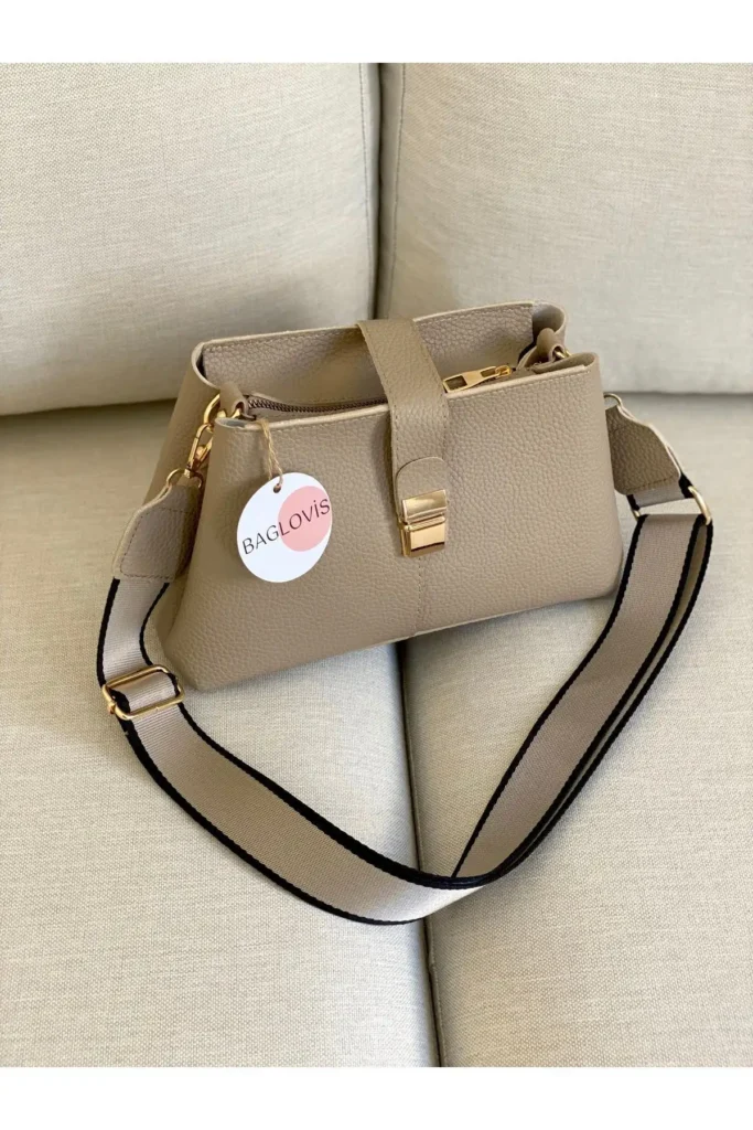 کیف زنانه خنک با جزئیات ستونی تجدید شده - 2456