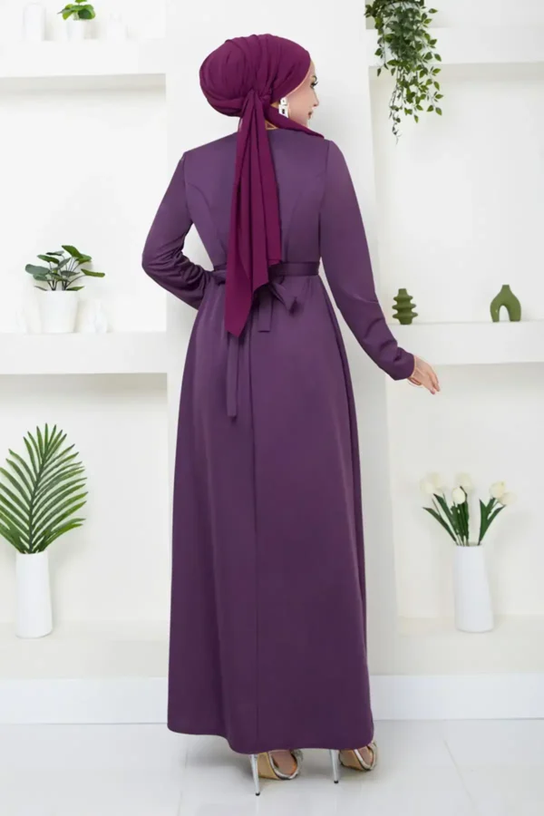 DRAPELi ̇ لباس شب 12241PL940 -M DARK LILA - 2780