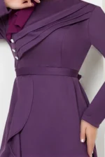 DRAPELi ̇ لباس شب 12241PL940 -M DARK LILA - 2780