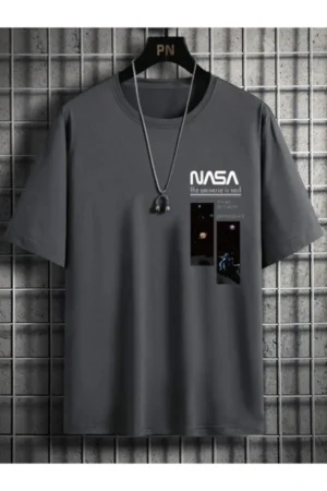 تیشرت مردانه NASA The Star Printed Oversize - 2724