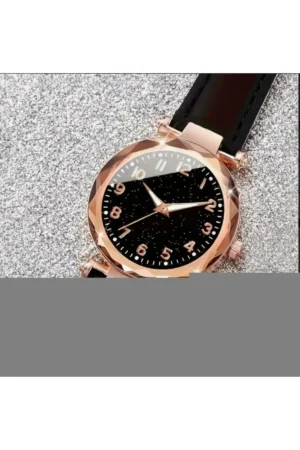 6 قطعه گوشواره دستبند ساعت کوارتز سنگی روشن گوشواره جواهرات حلقه ای مجموعه پروانه به تفصیل - 2689