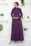 DRAPELi ̇ لباس شب 12241PL940 -M DARK LILA - 2780