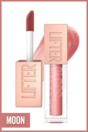 Super Stay Matte Ink Liquid Matte Lipstick 65 Seductress & Lifter Gloss Lip Gloss 003 Moon - 2400