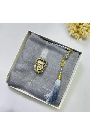 مجموعه مذهبی Ceyizlik ReseScarf Pearl Rosary Dhikr Matic - 2738