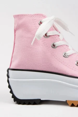 Pink- Art's The Runstar Unisex Canvas کفش ورزشی Run Run Star - 2768