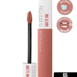 Super Stay Matte Ink Liquid Matte Lipstick 65 Seductress & Lifter Gloss Lip Gloss 003 Moon - 2400