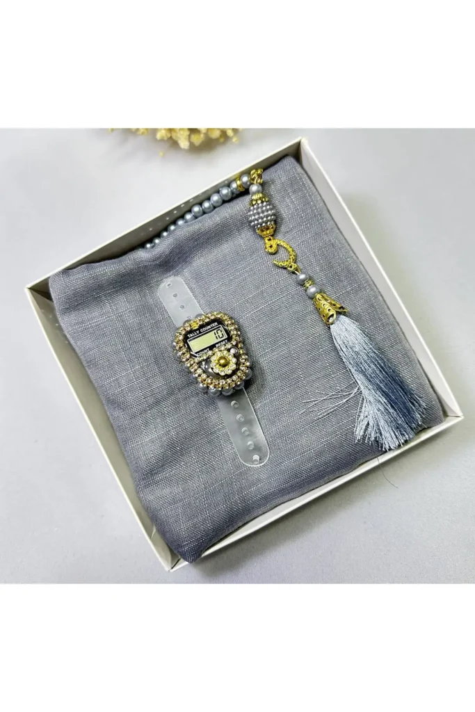 مجموعه مذهبی Ceyizlik ReseScarf Pearl Rosary Dhikr Matic - 2738