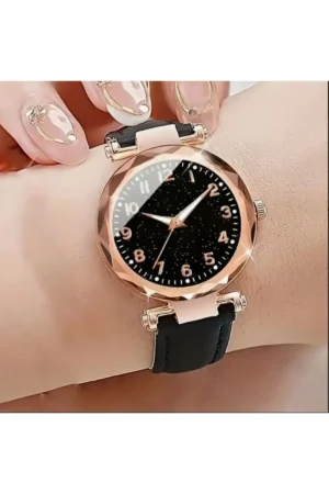 6 قطعه گوشواره دستبند ساعت کوارتز سنگی روشن گوشواره جواهرات حلقه ای مجموعه پروانه به تفصیل - 2689