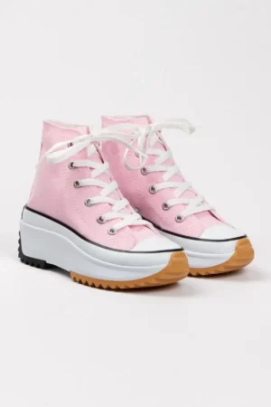 Pink- Art's The Runstar Unisex Canvas کفش ورزشی Run Run Star - 2768