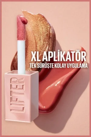Super Stay Matte Ink Liquid Matte Lipstick 65 Seductress & Lifter Gloss Lip Gloss 003 Moon - 2400