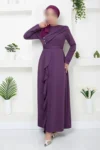 DRAPELi ̇ لباس شب 12241PL940 -M DARK LILA - 2780
