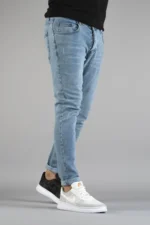 شلوار جین برش باریک ناخن باریک مرد روشن - 3259