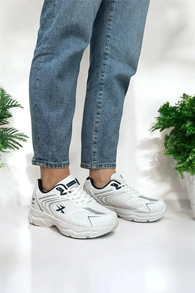کفش ورزشی دفع آب Unisex White - Navy - 3380