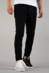 شلوار جین Lycra Slim Fit Lycra Black Black - 3266