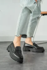 کفش های زنانه سیاه Loafer Daily - 3126