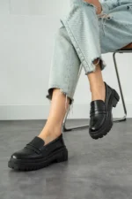 کفش های زنانه سیاه Loafer Daily - 3126