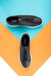 Verano Real Leather Mens کفش های ورزشی تابستانی، Light Shoes Black - 3493 - 3493