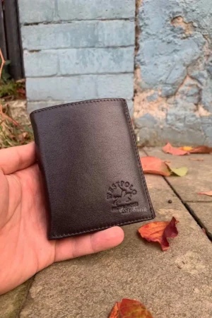 کیف پول اصلی چرم مرد (12cm x 9cm) - 3418