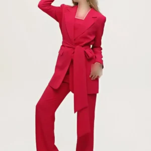 ژاکت شلوار زراعی مجموعه سه گانه Fuchsia 0106308 - 3314