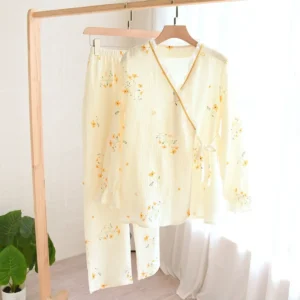 لباس خواب پارچه ای پنبه ارگانیک Muslin - 3171